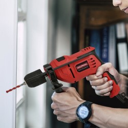 Taladro Percutor 500 W. Con Portabrocas Ø 13 mm.