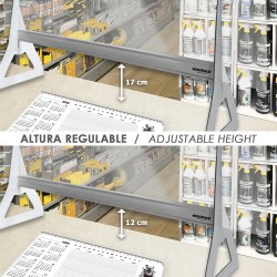 Mampara Protectora  Sobremesa  Metacrilato Trasnparente 8mm. 67x100cm