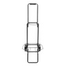 Carretilla Plegable Metalica De Carga - Porta Maletas Con Cuerda Elastica 93,5x33x44 cm. Carro De Transporte 50 Kg.