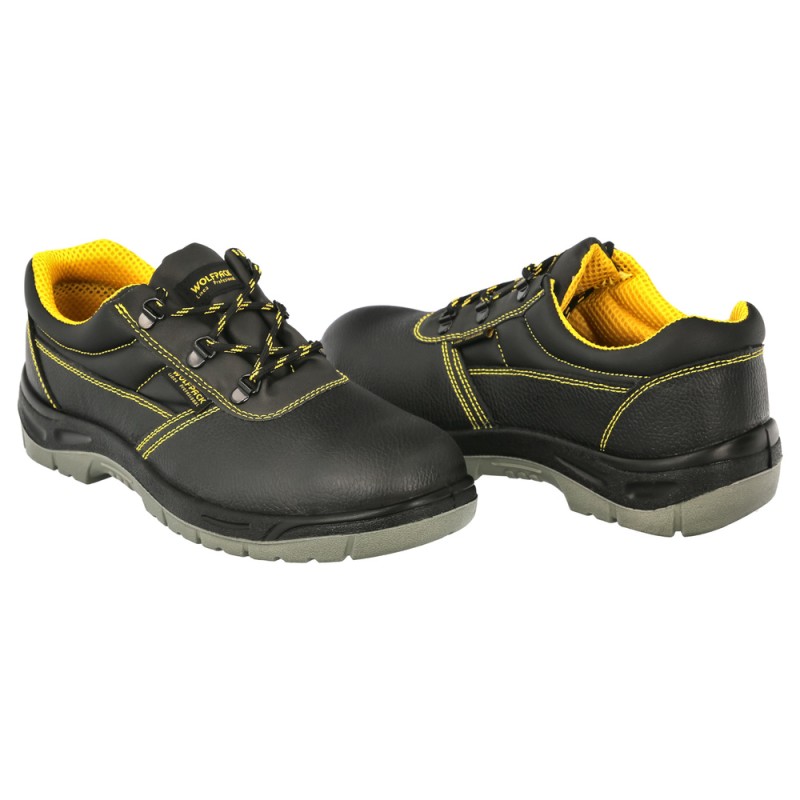 Zapatos Seguridad S3 Piel Negra Wolfpack  N 39 Vestuario Laboral,calzado Seguridad, Botas Trabajo. (Par)