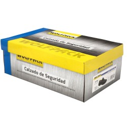 Zapatos Seguridad S3 Piel Negra Wolfpack  N 45 Vestuario Laboral,calzado Seguridad, Botas Trabajo. (Par)