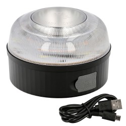 Luz Led Emergencia Coche V16 Baliza Luminosa Homologada Recargable USB