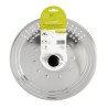 Tapadera Multiusos Acero Inoxidable Ø 28 cm. Uso Tapa Anti Salpicaduras y Escurridor. Tapadera Adpatable Diferentes Medidas