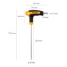 Llave Allen Con Bola Mango Bimaterial "Soft Touch" Forma T 5,0 mm. Acero Cromo Vanadio, Destornillador allen, llave hexagonal