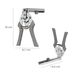 Alicates Para  Mallas / Enrejados / Cercas con Cargador de 50 Grapas