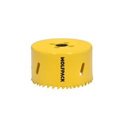 Corona Sierra Bimetal Ø 76 mm. Templado Termico, Base Reforzada. Corona Madera, Broca Agujeros Madera, Acero, Hierro, Plasticos