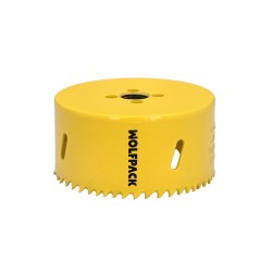 Corona Sierra Bimetal Ø 89 mm. Templado Termico, Base Reforzada. Corona Madera, Broca Agujeros Madera, Acero, Hierro, Plasticos