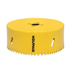 Corona Sierra Bimetal Ø 111 mm. Templado Termico, Base Reforzada. Corona Madera, Broca Agujeros Madera, Acero, Hierro, Plasticos