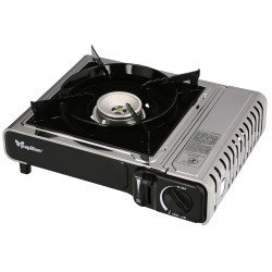 Cocina Gas Inoxidable A Cartucho Con Maletin, Cocina Portatil, Cartuchos Gas 230 gramos. Certificacion EN 17476/2021