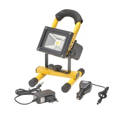 Foco Led 20 Watt. Luz Blanca 4000 K IP 65 600 Lumenes Con Asa de Transporte, Proyector Led Con Asa, Foco Led Trabajo