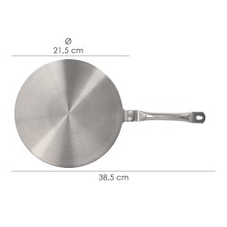 Adaptador Para Induccion / Vitroceramica Ø 21.5 cm. 3 Capas Acero Inoxidable / Aluminio
