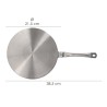 Adaptador Para Induccion / Vitroceramica Ø 21.5 cm. 3 Capas Acero Inoxidable / Aluminio