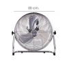 Ventilador Maurer De Suelo Ø 50 cm. Alta Velocidad 3 Velocidades, Inclinable, Motor Aluminio y Cobre, 150 Watt