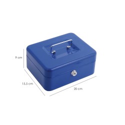 Caja Caudales Wolfpack  Pintada N 2   200x155 mm. Con Bandeja Interior