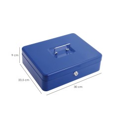 Caja Caudales Wolfpack  Pintada N 4   300x235 mm. Con Bandeja Interior