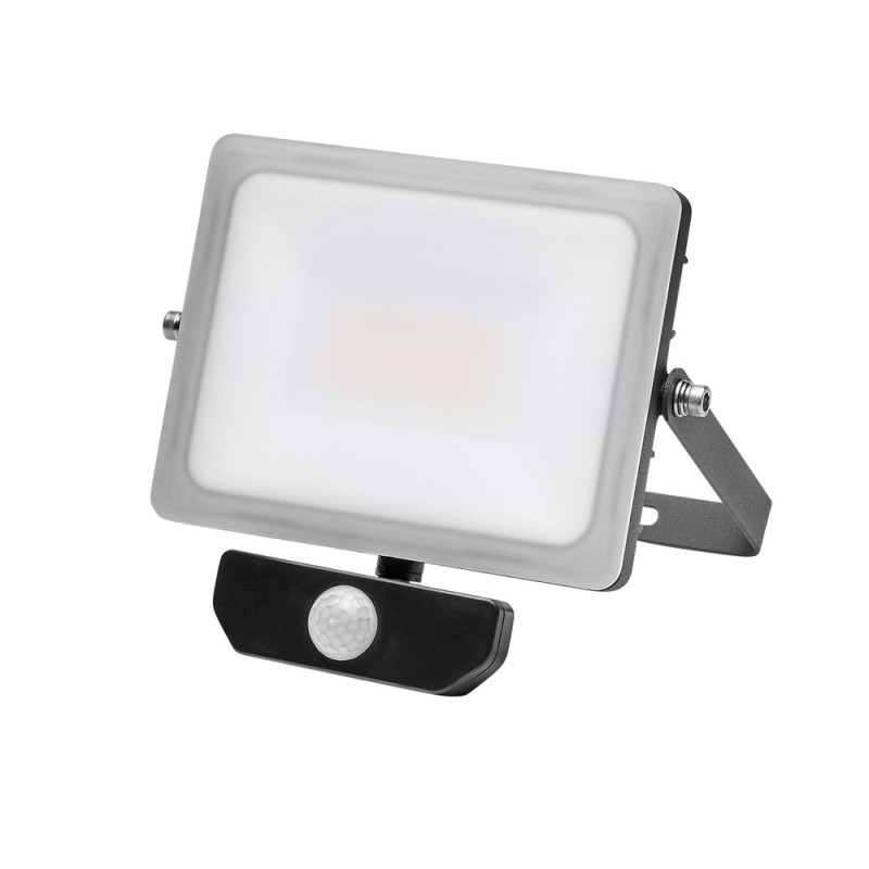 Foco Led Plano 30 Watt. Luz Blanca 4000 K  IP 65 2400 Lumenes Con Sensor de Presencia