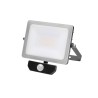 Foco Led Plano 10 Watt. Luz Blanca 4000 K  IP 65 800 Lumenes Con Sensor de Presencia