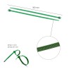 Brida Nylon 100%. Color Verde 4,6 x 300 mm. Bolsa 100 Unidades. Abrazadera Plastico, Organizador Cables, Alta Resistencia