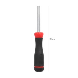 Juego De Puntas con Destornillador  1/4" 7 Piezas. Acero Cromo Vanadio, Kit Destorpuntas, Puntas Destornillador.