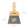 Espatula Techos Mango Madera Hoja Acero 90 x 140 mm. Espatula Yeso, Espatula Pintor, Espatula Masillas, Espatula Pladur, etc.