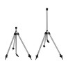 Tripode Para Aspersores Altura Regulable 55/90 cm. Tomas agua 1/2". Acero Cromado. Tripode Aspersores Jardineria