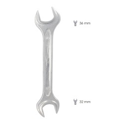 Llave Fija Plus Acero Cromo Vanadio 32x36 DIN 3110. Llave Fija, Llave Fija Doble