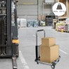 Carretilla Plegable Aluminio / Acero Con Plataforma Extensible