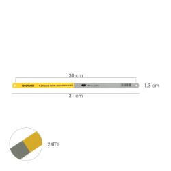 Hoja Para Sierra Arco Bimetal HSS 1Corte
