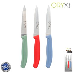 Cuchillo Nuuk Mondador Hoja Acero Inoxidable 9 cm. Colores Surtidos (Blister 3 Piezas)
