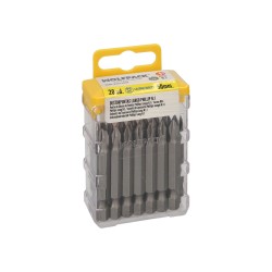 Puntas Largas Destornillador Phillips N 1 (20 Piezas). Acero S2 al Cromo Vanadio. Puntas Hexagonales, Destorpuntas,