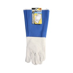 Guantes Piel Serraje Largos 40 cm. guante Resistente, Guante Comodo, Guantes De Trabajo, (Par)