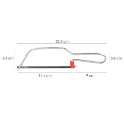 Arco Sierra Junior Con Hoja 145 mm. sierra De Arco, Sierra Con Empuñadura, Serrucho, Segueta, Mini Arco Sierra, Limandel