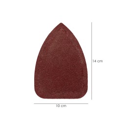 Lija Recambio Delta  140x100 mm. sin Agujeros Grano  80 (10 Piezas)