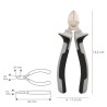 Alicates Corte diagonal 150 mm. Acero Cromo Vanadio DIN-ISO 5749  Pelacables, Corta Cables, Pelador Cables