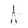 Tijeras Podar Setos 2 Manos Aluminio Telescopicas, Hojas Acero Antiadherente, Mango TPR, Ajuste Corte,