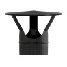 Sombrero Estufa Vitrificado Negro Ø 150 mm. Sombrero Tubo Chimenea, Sombrero Tubo Humo, Sombrero Tubo Calefacción, Sombrero Humo