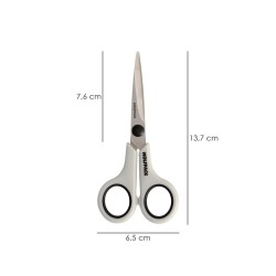 Tijeras Multiuso Acero Inoxidable 5,5" / 140 mm. Hojas Acero Inoxidable, Mango Comodo y Suave