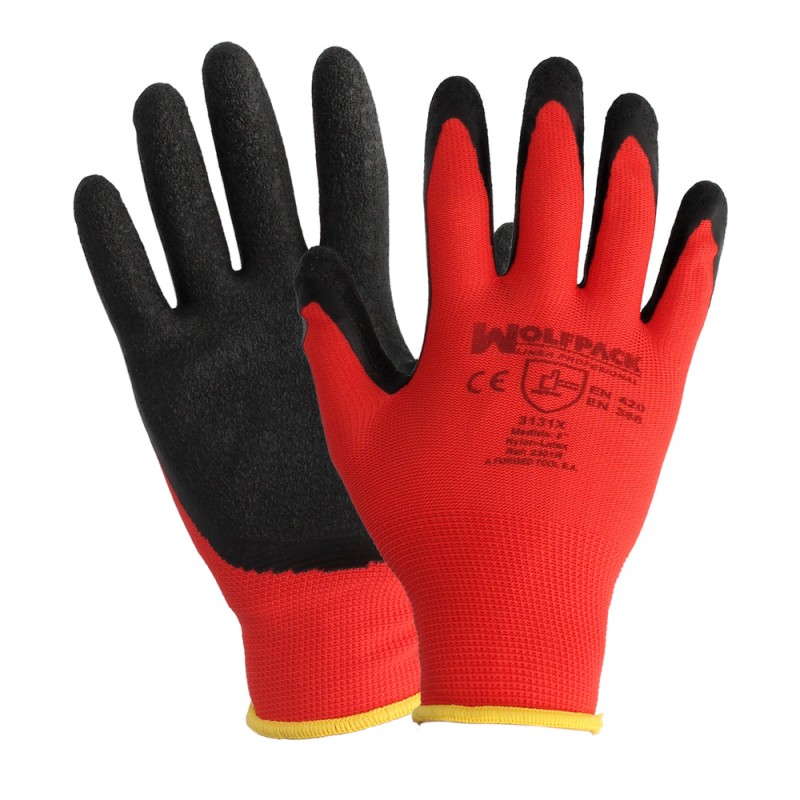 Guantes Latex / Nylon Gripflex Talla  11" (Par)