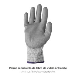Guantes Anticorte Fibra De Vidrio Talla 6" (Par)