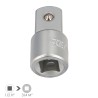 Adaptador Aumentador 1/2" Hembra A 3/4" Macho Acero Cromo Vanadio, Aristas Redondas, Reductor Carraca,