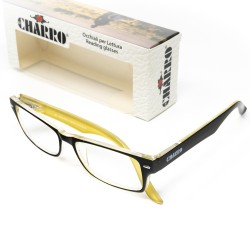 Gafas Lectura Kansas Negro / Amarillo. Aumento +1,5 Gafas De Vista, Gafas De Aumento, Gafas Visión Borrosa