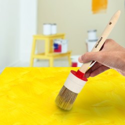 Brocha Brico Redonda Cerda Blanca N12