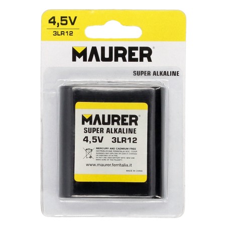 Pila Maurer Alcalina 3LR12 / Petaca (Blister 1 Pieza)