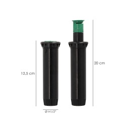 Difusor Emergente 3" Para GoteosToma H 1/2" Regulación 0-360. Riego Por Goteo, Microaspersión, Riego Por Nebulizacion