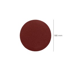 Lija Recambio Velcro Para Amoladora Ø 180 mm. grano 180 (10 Piezas)