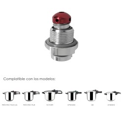 Valvula De Seguridad Compatible Con Olla A Presión Súper Rápida Magefesa Nova, Nova Pro, Prisma y Astra, Recambio oficial