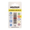 Puntas Largas Destornillador Phillips N 3 (2 Piezas). Acero S2 al Cromo Vanadio. Puntas Hexagonales, Destorpuntas,