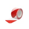 Cinta Señalización LDPE Roja/Blanca Rollo 70 mm. x 200 Metros