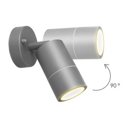 Lampara Aplique Exterior GU10 IP44 Color Antracita Aplique Techo, Luz Jardín, Lámpara Jardín, Luz Exterior, Aplique Jardín