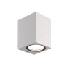 Lampara Aplique Cuadrado GU10 IP65 Color Blanco Aplique Techo, Luz Jardín, Lámpara Jardín, Luz Exterior, Aplique Jardín